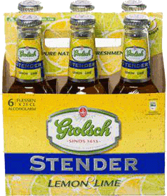 Grolsch Stender Lemon & Lime set van 6 flesjes á 0,25 liter